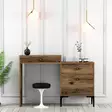 Sminkbord Hanah Home Lizbon 553 Valnöt Spånskiva 124x84,7x40 cm - Toalettbord - 8683743327607 - 2
