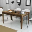 Matbord Hanah Home Milan 516 Valnöt Spånskiva 145x75x88 cm - Matbord - 8683743327287 - 2