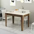 Matbord Hanah Home Kiev 508 Valnöt Spånskiva 110x75x72 cm - Matbord - 8683743327447 - 2