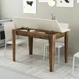 Matbord Hanah Home Kiev 508 Valnöt Spånskiva 110x75x72 cm - Matbord - 8683743327447 - 4
