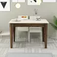 Matbord Hanah Home Kiev 508 Valnöt Spånskiva 110x75x72 cm - Matbord - 8683743327447 - 3