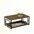 Soffbord Hanah Home Kelvin Valnöt Svart Spånskiva 120x50x60 cm - Soffbord - 8681875508697 - 3