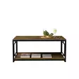 Soffbord Hanah Home Kelvin Valnöt Svart Spånskiva 120x50x60 cm - Soffbord - 8681875508697 - 1