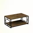Soffbord Hanah Home Kelvin Valnöt Svart Spånskiva 120x50x60 cm - Soffbord - 8681875508697 - 5