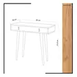 Sideboard Hanah Home Dokka Ek Spånskiva 80x87,6x30 cm - Sidobord och extrabord - 8681875207507 - 4
