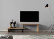 TV-bänk Hanah Home Ovit Svart Spånskiva 153x44x30 cm - TV-bänkar - 8681875570557 - 5