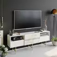 TV-bänk Hanah Home Derin Vit Spånskiva 180x64,7x37,1 cm - TV-bänkar - 8682870664357 - 3