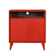Förvaringsskåp Hanah Home Adr220Kk1 Röd Spånskiva 73x79x42 cm - Skåp och byråer - 8684282333197 - 1