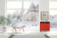 Förvaringsskåp Hanah Home Adr220Kk1 Röd Spånskiva 73x79x42 cm - Skåp och byråer - 8684282333197 - 2