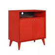 Förvaringsskåp Hanah Home Adr220Kk1 Röd Spånskiva 73x79x42 cm - Skåp och byråer - 8684282333197 - 6