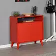 Förvaringsskåp Hanah Home Adr220Kk1 Röd Spånskiva 73x79x42 cm - Skåp och byråer - 8684282333197 - 4