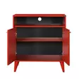 Förvaringsskåp Hanah Home Adr220Kk1 Röd Spånskiva 73x79x42 cm - Skåp och byråer - 8684282333197 - 5