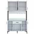 Förvaringsskåp Hanah Home JE127 Vit Spånskiva 120x198,6x40 cm - Skåp och byråer - 8684282481027 - 13