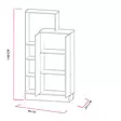 Förvaringsskåp Hanah Home Gupse Vit Spånskiva 90x140x29,5 cm - Skåp och byråer - 8681181980637 - 4