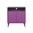 Förvaringsskåp Hanah Home Adr220Uu1 Lila Spånskiva 73x79x42 cm - Skåp och byråer - 8684282333227 - 1