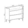 Förvaringsskåp Hanah Home Gale Antracit Spånskiva 110x85x35 cm - Skåp och byråer - 8684283338917 - 8
