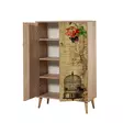 Förvaringsskåp Hanah Home Multibox Sonoma Ek Spånskiva 80x127x36 cm - Skåp och byråer - 8681875340907 - 7