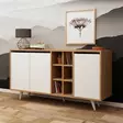 Konsolbord Hanah Home Seria Ek Spånskiva 140x86x40 cm - Byråer och skåp - 8681875207477 - 2