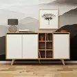 Konsolbord Hanah Home Seria Ek Spånskiva 140x86x40 cm - Byråer och skåp - 8681875207477 - 3