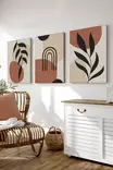 Canvastavla Wallity Flerfärgad Canvas 50x70 cm 3 Delar - Tavlor och ramar - 8684283443437 - 1