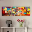 Canvastavla Wallity Flerfärgad Canvas 30x90 cm 3 Delar - Tavlor och ramar - 8681875794137 - 2