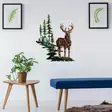 Väggdekor Metall Wallity Deer Flerfärgad Metall 65x79 cm - Dekorationer, prydnadsföremål - 8683743679997 - 3