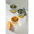 Förvaringslåda Set Hermia Flerfärgad Plast 3 Delar - Matlådor och matförvaringsbehållare - 8684282978107 - 3
