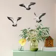 Dekorativ Objekt Aberto Design Birds Flerfärgad Polyester 25x5x11 cm 20x4x17 cm 21x6x13 cm - Dekorationer, prydnadsföremål - 8684282136187 - 2