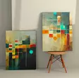 Canvastavla Wallity Flerfärgad Canvas 50x70 cm 2 Delar - Tavlor och ramar - 8684282410867 - 2