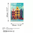 Glastavla Wallity Flerfärgad Glas 30x45 cm - Tavlor och ramar - 8684282242727 - 7