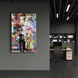 Glastavla Wallity Flerfärgad Glas 46x72 cm - Tavlor och ramar - 8684282963257 - 2