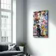 Glastavla Wallity Flerfärgad Glas 46x72 cm - Tavlor och ramar - 8684282963257 - 5