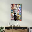 Glastavla Wallity Flerfärgad Glas 46x72 cm - Tavlor och ramar - 8684282963257 - 4