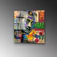 Glastavla Wallity Flerfärgad Glas 50x50 cm - Tavlor och ramar - 8684282240617 - 5