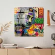Glastavla Wallity Flerfärgad Glas 50x50 cm - Tavlor och ramar - 8684282240617 - 3