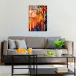 Glastavla Wallity Flerfärgad Glas 50x70 cm - Tavlor och ramar - 8683742871217 - 5