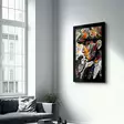 Glastavla Wallity Flerfärgad Glas 46x72 cm - Tavlor och ramar - 8684282945017 - 5
