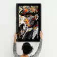 Glastavla Wallity Flerfärgad Glas 46x72 cm - Tavlor och ramar - 8684282945017 - 3