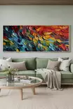 Inramad Tavla Wallity Flerfärgad MDF 50x120 cm - Tavlor och ramar - 8684283924097 - 3