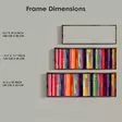 Inramad MDF-tavla Wallity Flerfärgad MDF 40x120 cm - Tavlor och ramar - 8684283650767 - 5