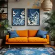 Inramad MDF-tavla Wallity Flerfärgad MDF 35x47 cm 2 Delar - Tavlor och ramar - 8684282848707 - 2
