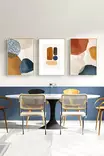 Inramad Tavla Wallity Flerfärgad MDF 33x48 cm 3 Delar - Tavlor och ramar - 8684283137107 - 1