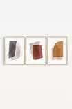 Inramad Tavla Wallity Flerfärgad MDF 33x48 cm 3 Delar - Tavlor och ramar - 8684283137367 - 1