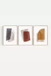 Inramad Tavla Wallity Flerfärgad MDF 33x48 cm 3 Delar - Tavlor och ramar - 8684283137367 - 3
