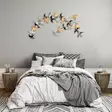 Väggdekor Metall Wallity Kirlangiç Flerfärgad Metall 137x62 cm - Dekorationer, prydnadsföremål - 8683342962957 - 4