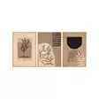 Inramad MDF-tavla Wallity Flerfärgad MDF 50x70 cm 3 Delar - Tavlor och ramar - 8684282976707 - 1