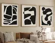 Inramad MDF-tavla Wallity Flerfärgad MDF 50x70 cm 3 Delar - Tavlor och ramar - 8684282340447 - 1