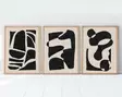 Inramad MDF-tavla Wallity Flerfärgad MDF 50x70 cm 3 Delar - Tavlor och ramar - 8684282340447 - 5