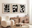 Inramad MDF-tavla Wallity Flerfärgad MDF 50x70 cm 3 Delar - Tavlor och ramar - 8684282340447 - 3
