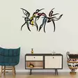 Väggdekor Metall Wallity Dance M Flerfärgad Metall Trä 97x56,5 cm - Dekorationer, prydnadsföremål - 8684282053767 - 5